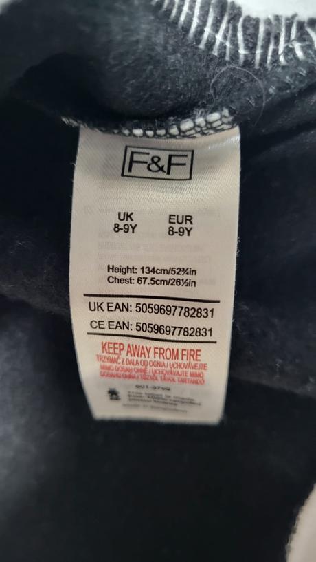 Mikina velk. 134, f&f,134