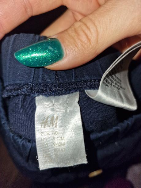Nohavice, h&m,80