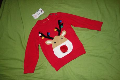 Novy vianocny pulovrik mothercare, mothercare,86