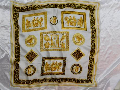 Kvalitná luxusna hodvabna elegantná šatka, l