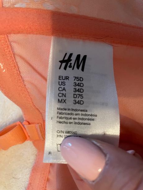 Podprsenka, h&m,75d