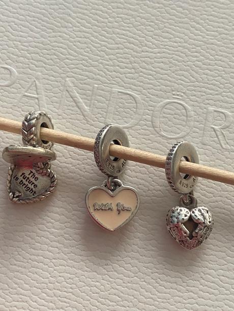 Pandora privesky srdiečka, pandora