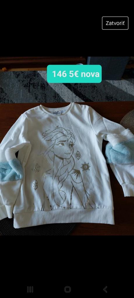 Mikina frozen nova, disney,140