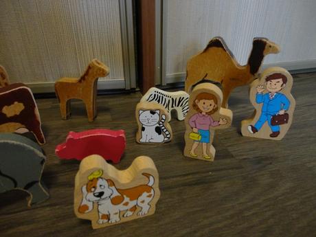 Drevené zvieratá - retro, 