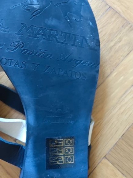 La martina luxusne kozene, kvalitne letne sandalky, 38