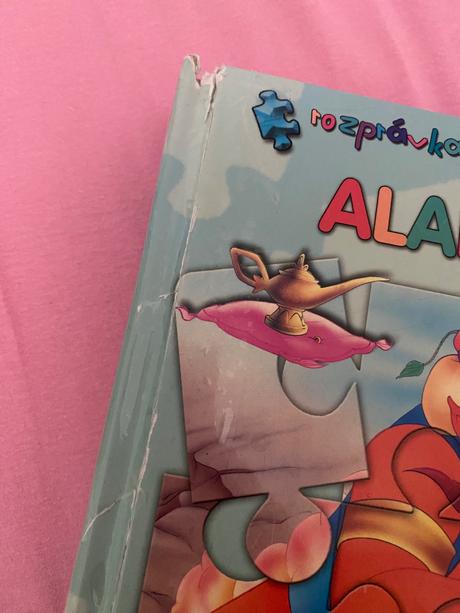 Knižka aladin s 6 puzzle,