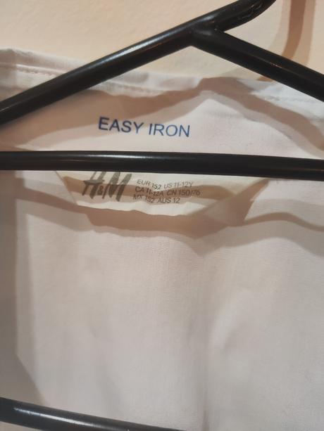 Biela košeľa, h&m,152