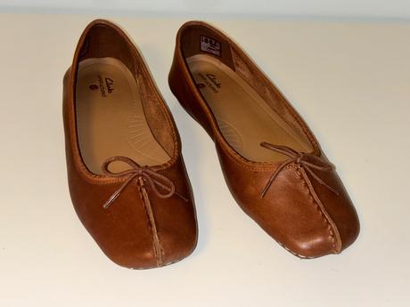 Kožené balerínky, clarks,40