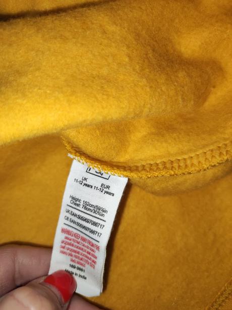 Mikina crop top, f&f,152