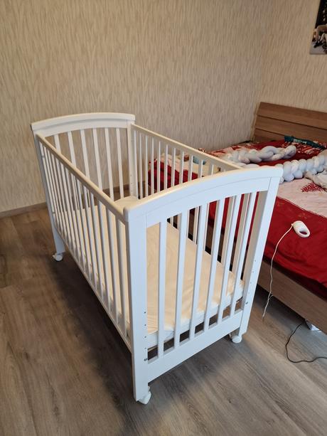 Detska postielka + matrac + kolotoc, šírka (cm): 60,dĺžka (cm): 120