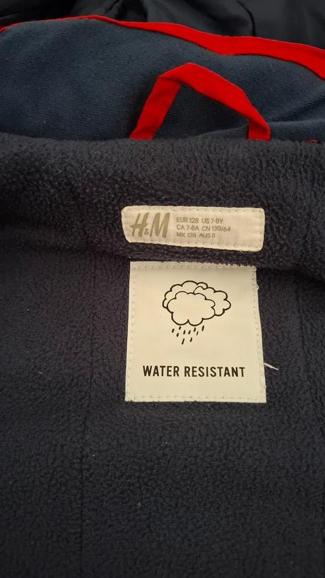 Zimna bunda, h&m,128