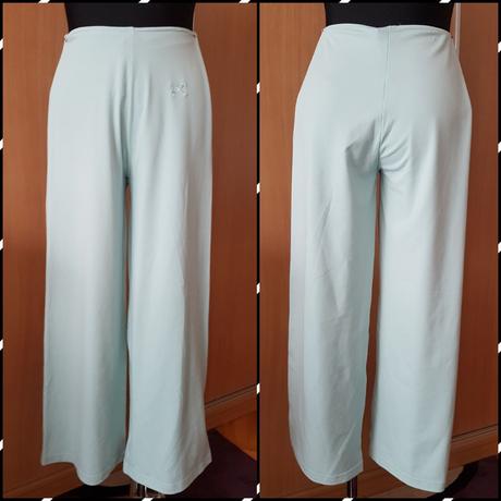 Bledomodré italy voľné tepláčiky vel.s, s