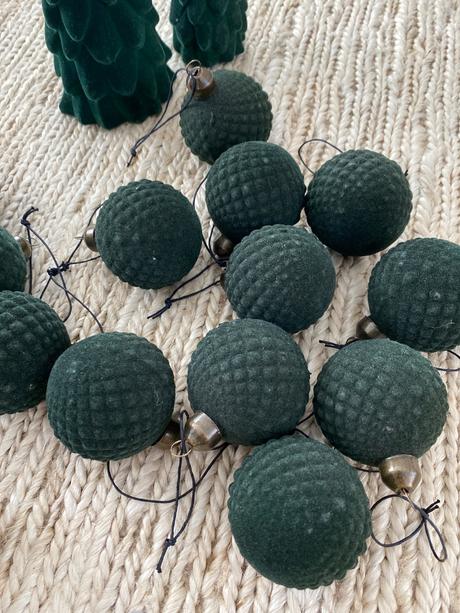 Semišové vianočné ozdoby, 