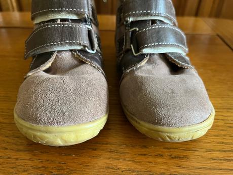 Celokožené čižmičky mierne zateplené, 28