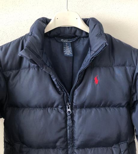 Bunda páperová chlapčenská ralph lauren 5y,, ralph lauren,116