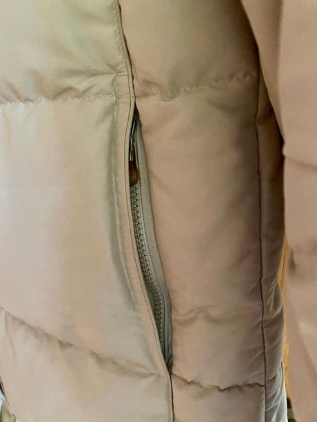 Prešívaná bunda zn.nike s kožušinovou kapucňou č.x, nike,xl