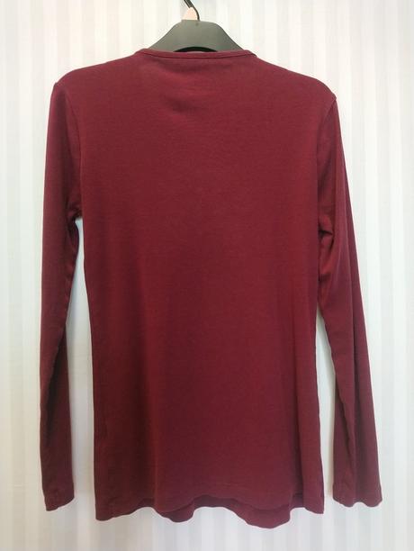 Dámsky tmavo červenený vrúbkovaný top, flame, xl, xl