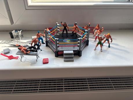 Predam postavicky a ring wrestlingarov, 