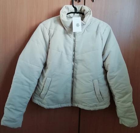 Dámska prešívaná bunda béžová, bonprix,40