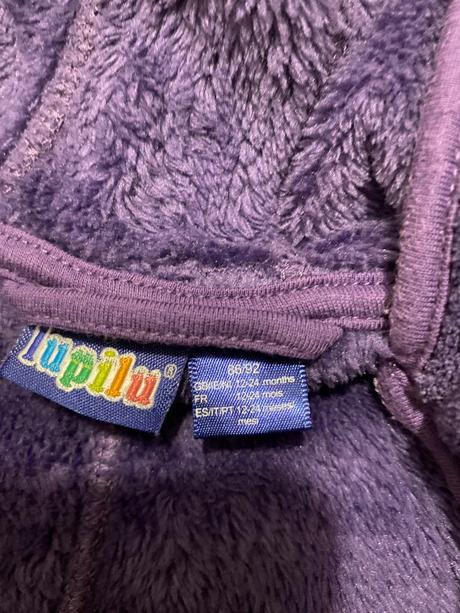 Teplý huňatý overal s kapucňou, lupilu,86