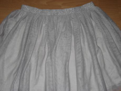 Sivá tylová suknička tchibo, tcm,170