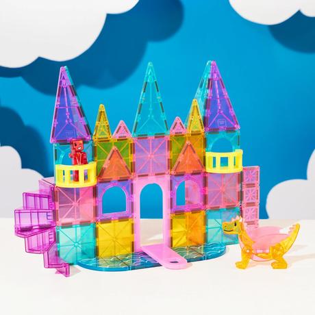 Stavebnica magna-tiles - castle dlx 48 dielov, 