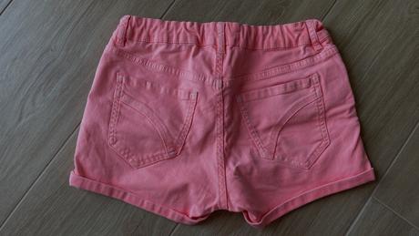 Rifľové kraťase neónové, lindex,152