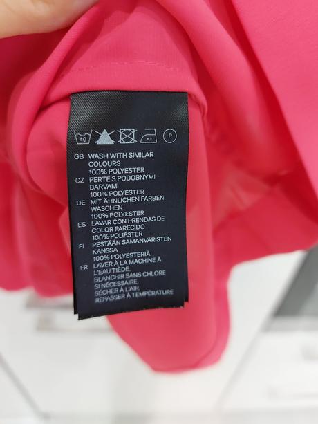 Lososové mini šaty h&m, h&m,36