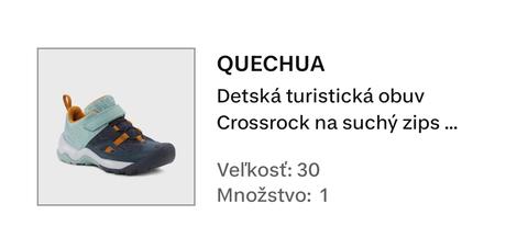 Turistické topánky decathlon (veľkosť 30), quechua,30