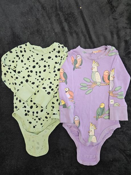 Lindex body rastuce papagaje a bodky 80, lindex,80