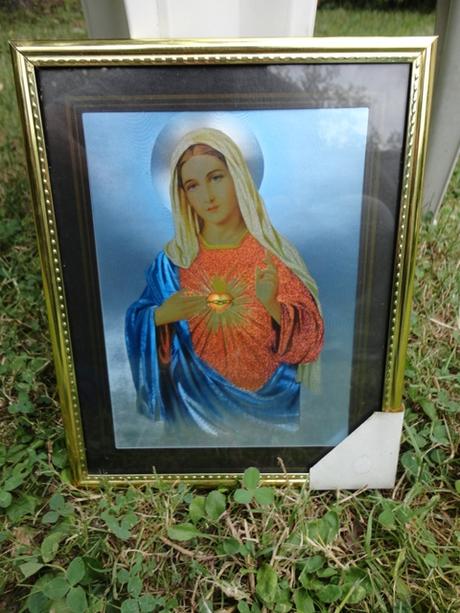 Náboženský obraz panny márie,