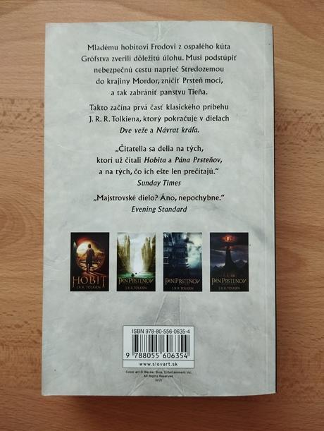 Pán prsteňov spoločenstvo prsteňa j. r. r. tolkien, 