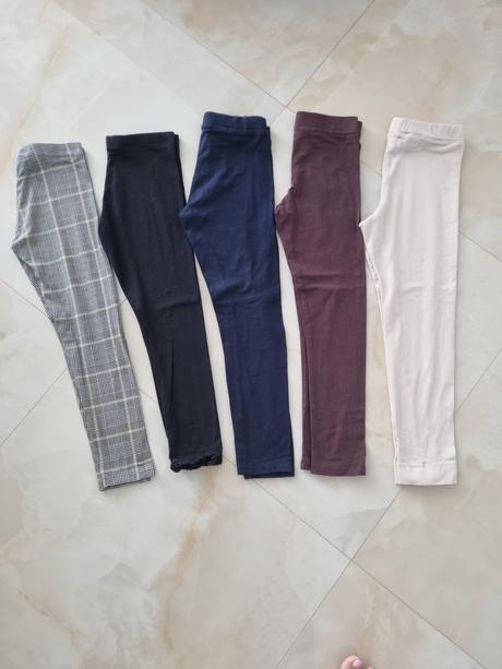 5x legíny, h&m,128