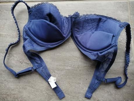 Džinsovo modrá podprsenka triumph, v75b, triumph,75b