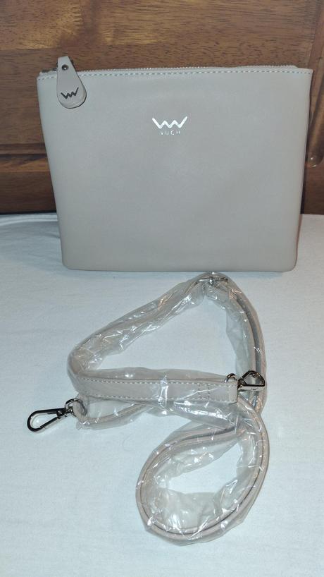 Bledoružová clutch kabelka vuch, 