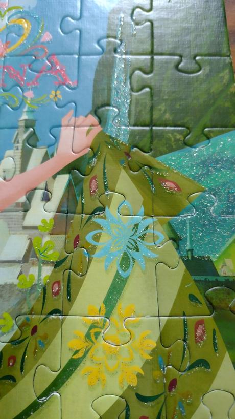 Trblietavé puzzle frozen,
