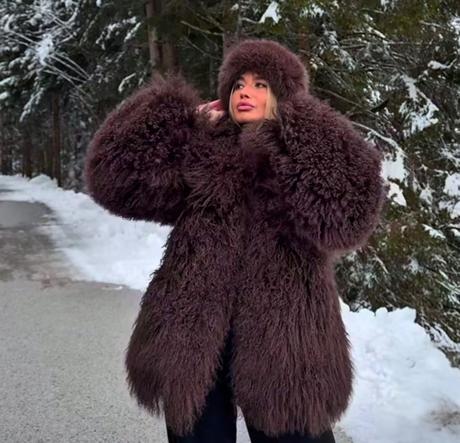 Kožuch mongolska ovečka, s