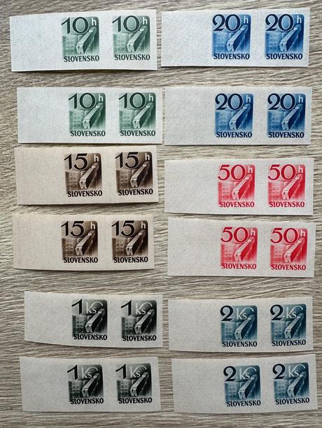 Známky slovenský štát a slovensko c.12, 