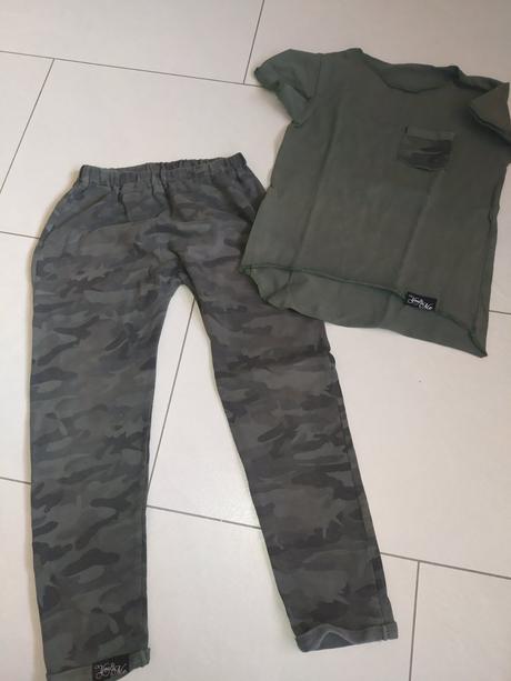 Tepláky+tričko, 122