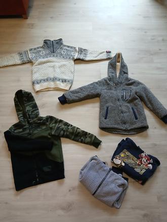 Teple mikiny, sveter z nórska, bavlna, 128 / 134