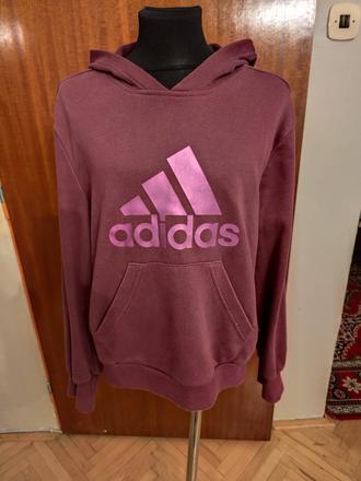 Mikina s klokaním vreckom, adidas,152
