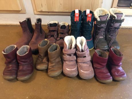 Zimne barefoot - dievca 24, 26, 27, 29, 31, 29