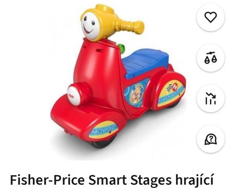 Odrážadlo / motorka fisher price,