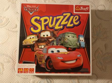 Spoločenská hra spuzzle disney cars, 