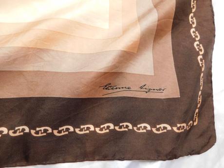 Etienne aigner luxusna hodvabna šatka, l