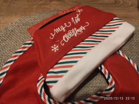 Vianočný podbradník ,setík, 