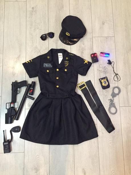 Dievčensky kostym policajtka 8-10 rokov, 