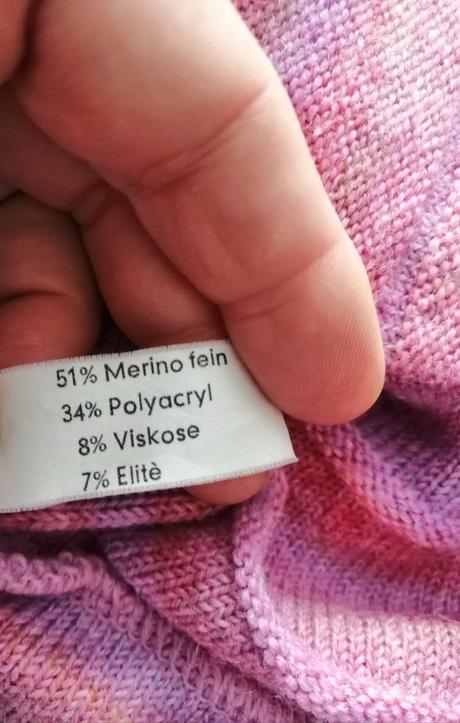 Nežné ružové pletené šaty z merino vlny v38, 38