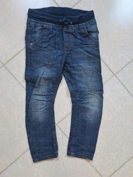 Zateplené rifle top stav, zara,110