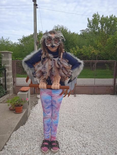 Karneválový kostým sova, 